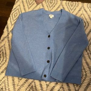 Baby blue cardigan